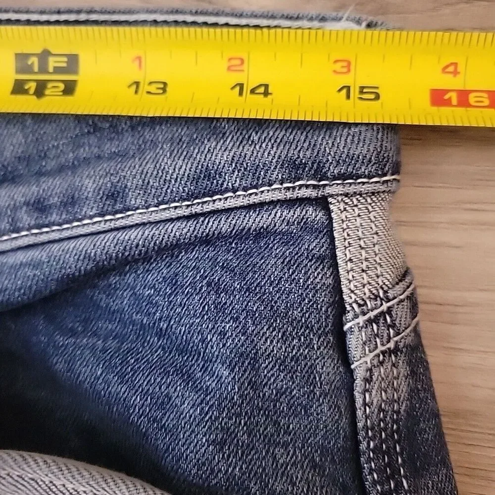 Vintage Jordache Jeans Mens 30 Blue Denim Y2K Skater Two Tone Cargo Straight‎